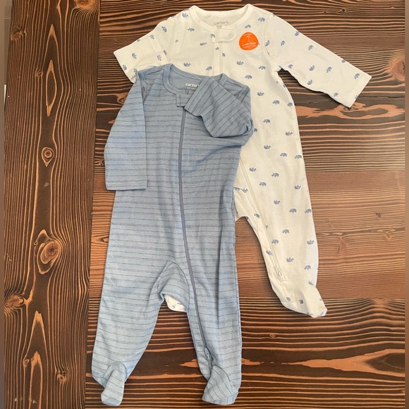 Carters- 2 pack sleeper/pajama bundle-6 month - Picture 1 of 3